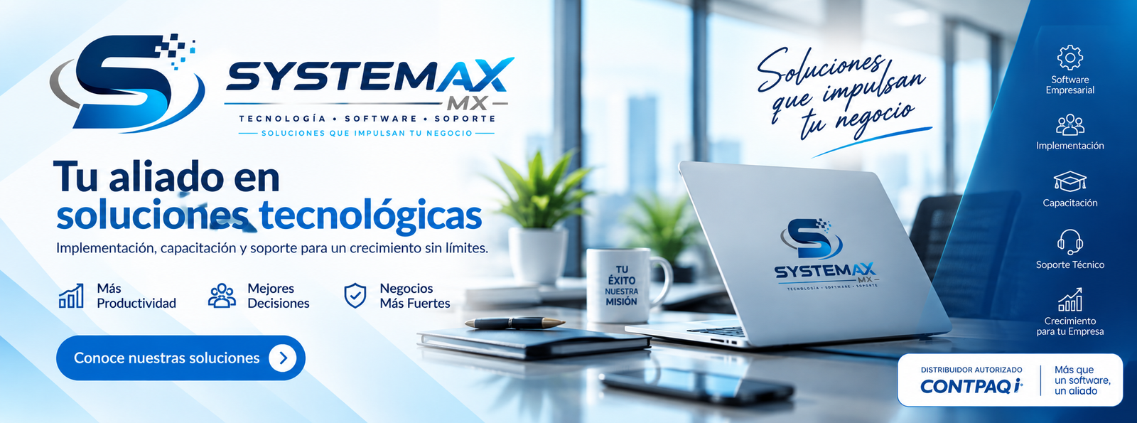 Systemax MX — Soluciones que impulsan tu negocio